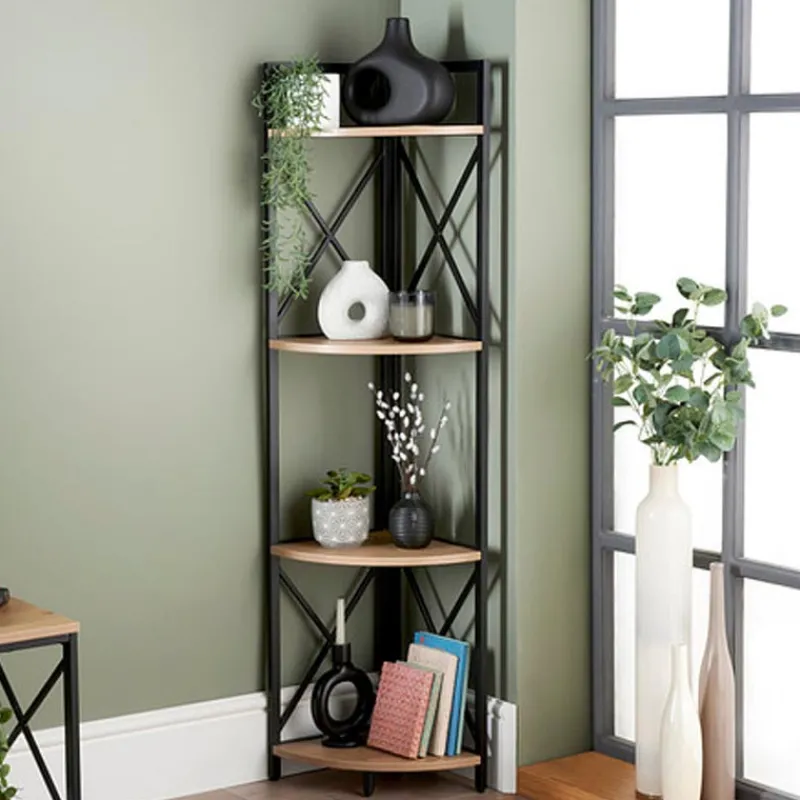 Clearance Etagere d angle 4 niveaux Salon