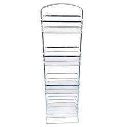 Sale Etagere de douche 4 niveaux chro Accessoire Salle De Bain