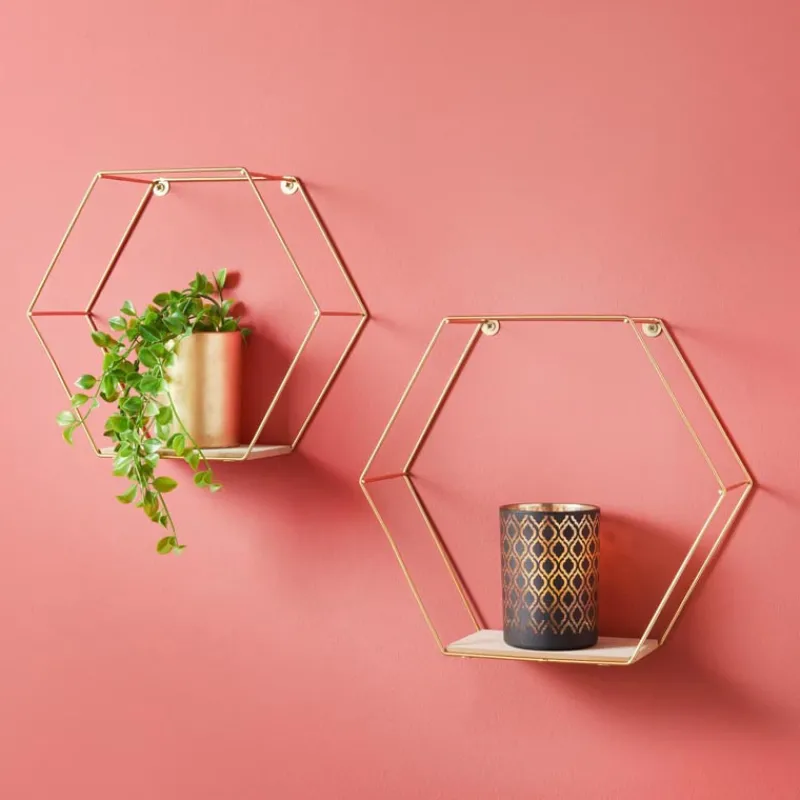 Hot Etagere hexagonale x2 or Etagère