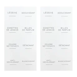 Clearance Etiquettes a coller buanderie Rangement