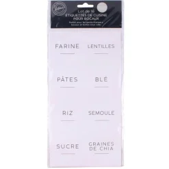 Clearance Etiquettes de cuisine bocaux Ustensiles, Accessoire De Cuisine