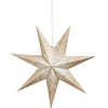 Etoile en papier avec paillette Décoration