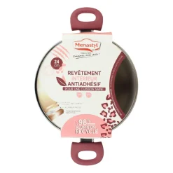 New Faitout leopard rose 24cm Casserole, Poêle