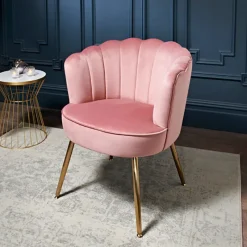 Discount Fauteuil coquille blush Salon|Cuisine, Salle À Manger