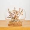 Hot Fleurs sechees boule verre Objet Décoratif