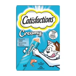 Sale Friandises creamy saumon 40g Alimentation Chat
