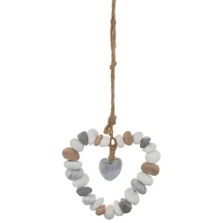 Online Galets forme coeur a suspendre Objet Décoratif|Décoration Murale
