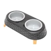 Outlet Gamelle double effet capitonne Alimentation Chat