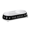 Gamelle double pour animaux Alimentation Chat