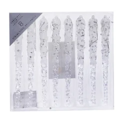 Clearance Glacon acrylique a suspendre x8 Décoration De Sapin