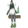 Discount Gnome assis sur le bois Décoration