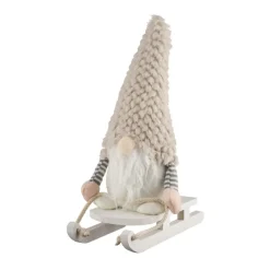 Online Gnome avec chapeau velours et lu Décoration