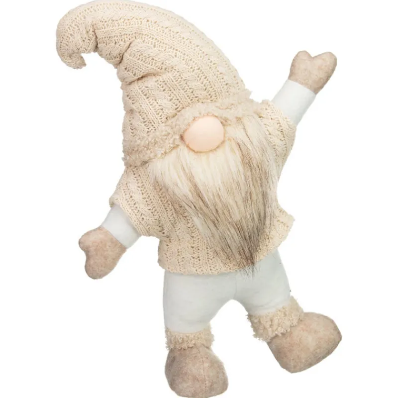 Online Gnome mains en l'air beige h30cm Décoration