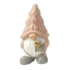 Sale Gnome rose nude avec couronne Décoration