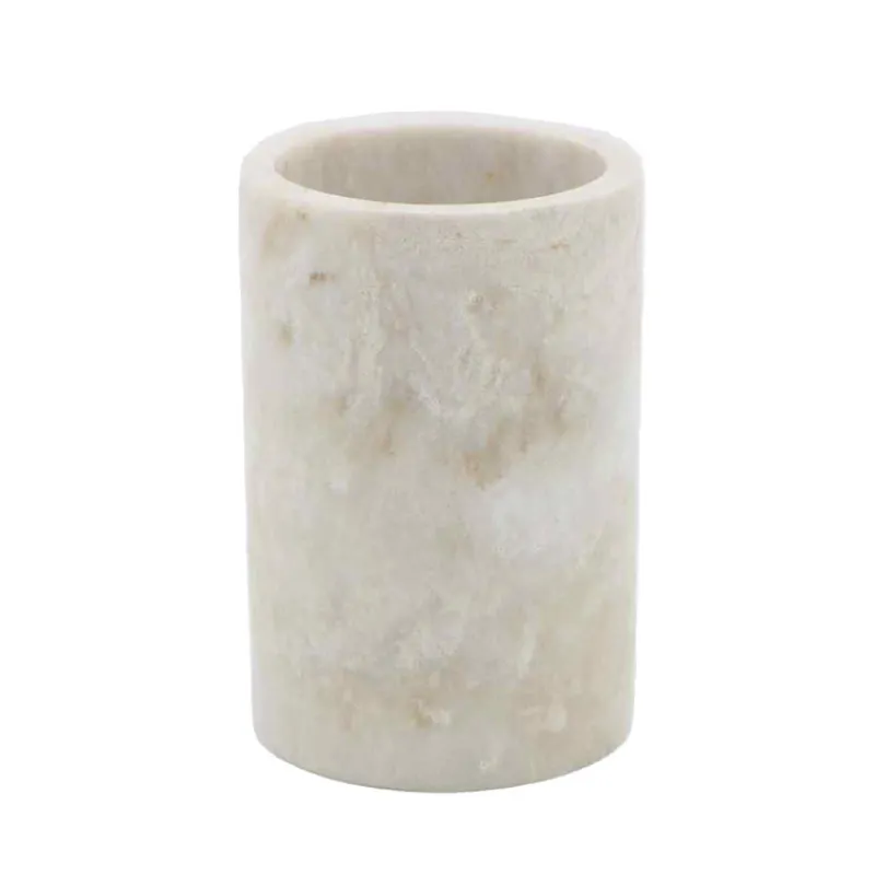 Hot Gobelet marbre brun Accessoire Salle De Bain