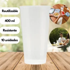 Discount Gobelet 400ml x10 plastique reut Vaisselle Jetable