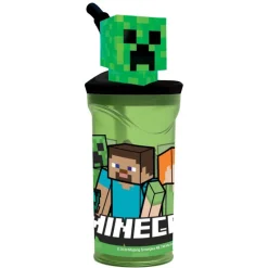 Gobelet paille figurine 3d minec Cadeau Licence