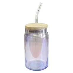 New Gourde en verre avec paille Vaisselle, Art De La Table·Bouteille, Carafe
