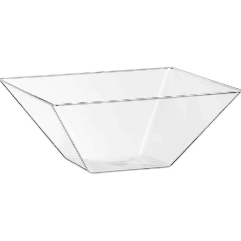Grand bol carre x2 plastique reu Vaisselle Jetable