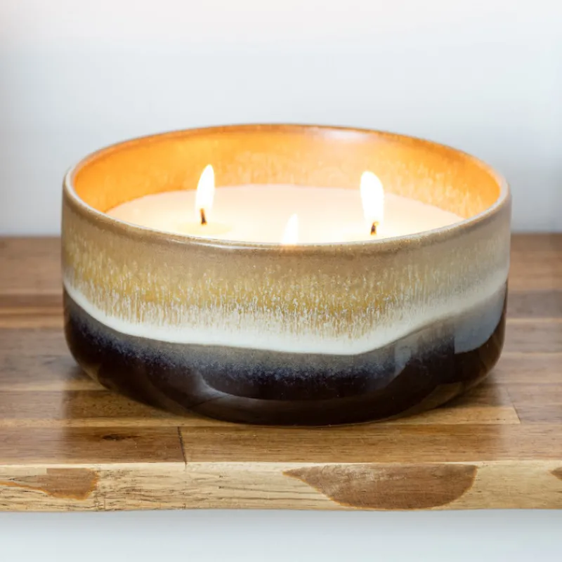 New Grande bougie bicolore Bougie, Senteur