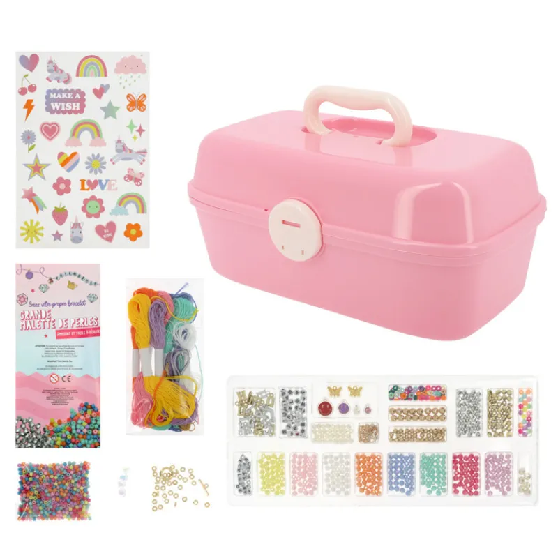 Sale Grande malette de perles Enfant Loisirs Créatifs|Loisirs Créatifs