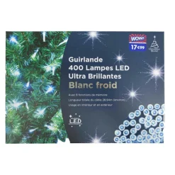 Best Guirlande 400 led blanc froid Décoration Lumineuse