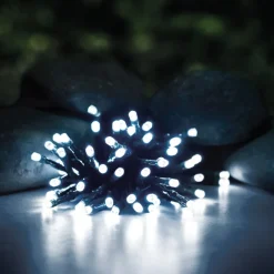 Guirlande 60 led solaire blanc f Décoration Lumineuse