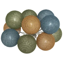 Guirlande led 10 boules d6cm Luminaire, Déco Lumineuse