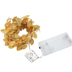 Sale Guirlande led feuilles or Luminaire, Déco Lumineuse