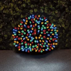 Hot Guirlande solaire 400 led multic Décoration Lumineuse