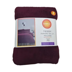 Discount Hdc 240x220+2 taies teddy polair Linge De Lit·Parure De Lit, Housse De Couette