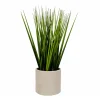 Best Herbe artifcielle pot gris Fleur, Plante Artificielle