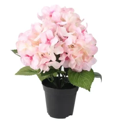 Hortensia artificiel en pot Fleur, Plante Artificielle