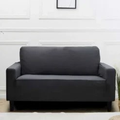 Best Housse de canape uni 2p gris ant Décoration Textile·Housse D'Assise