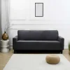 Outlet Housse de canape uni 3p gris ant Décoration Textile·Housse D'Assise