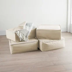 Clearance Housse rangement x4 63x52x25cm Rangement