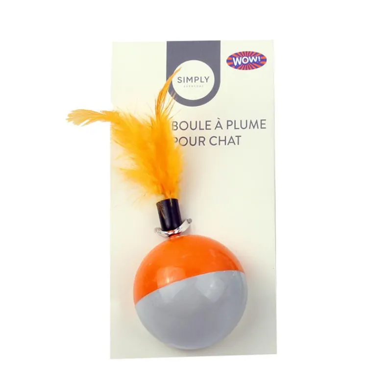 Sale Jouet pour chat boule a plume Jouet Chat