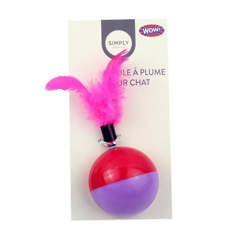 Sale Jouet pour chat boule a plume Jouet Chat