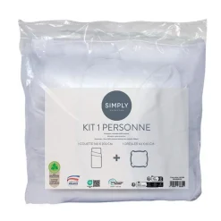 Hot Kit couette 1 personne 140x200 Linge De Lit·Couette