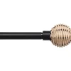 Outlet Kit ext 90-160 cm d19 embout eve Rideau, Voilage·Tringle, Accessoires