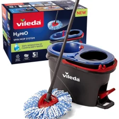 New Kit vileda h2pro spin mop Balai, Serpillère, Brosse