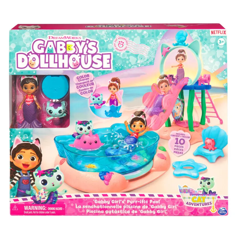 Outlet La piscine de gabby Enfant Poupée, Accessoire|Poupée, Accessoire