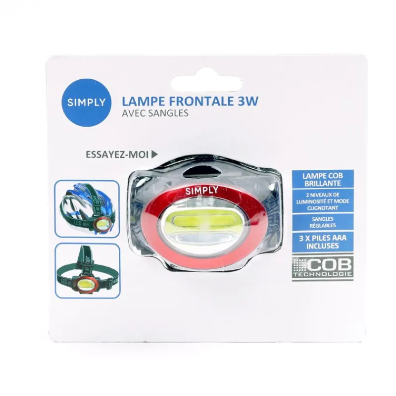 Online Lampe frontale led cob 3w Ampoule