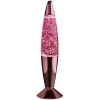 Lampe lave a paillettes roses Luminaire Festif