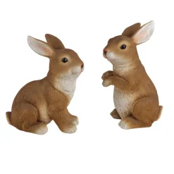 Lapin decoratif en resine x2 Objets Décoratifs