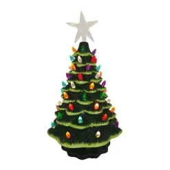 Online Light up green tree with multi c Décoration