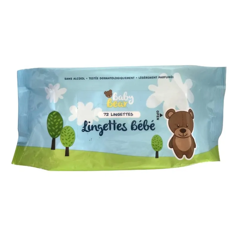 New Lingettes bebe parfumees x72 Bébé