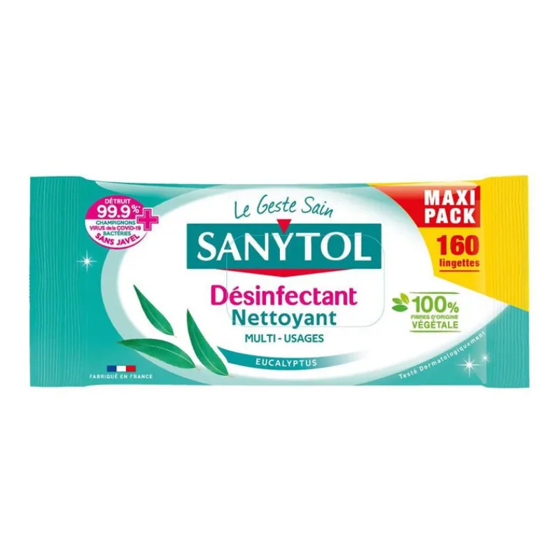 Lingettes x160 nettoyantes Nettoyant Ménager