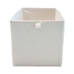 Outlet Lot 2 cubes bouclette Rangement Décoratif