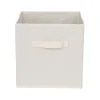 Clearance Lot 2 cubes de rangement beige Rangement Décoratif
